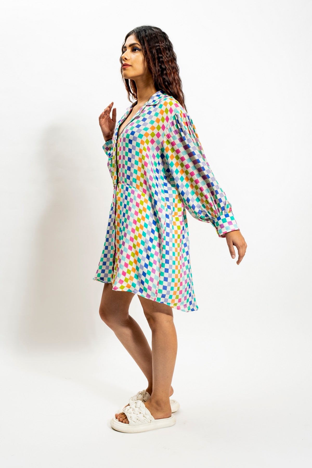 PEBBLE POP SHIRT DRESS