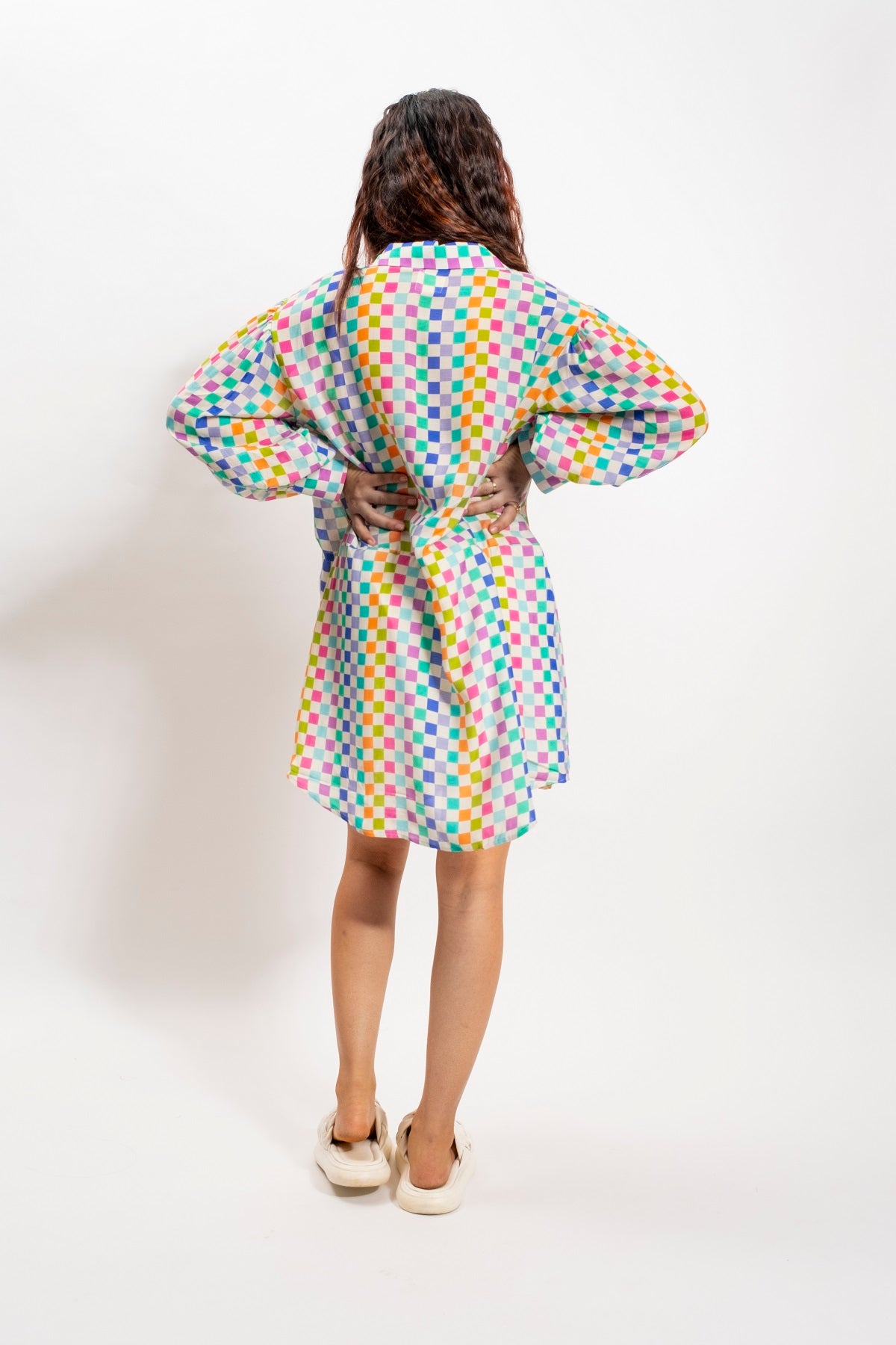 PEBBLE POP SHIRT DRESS