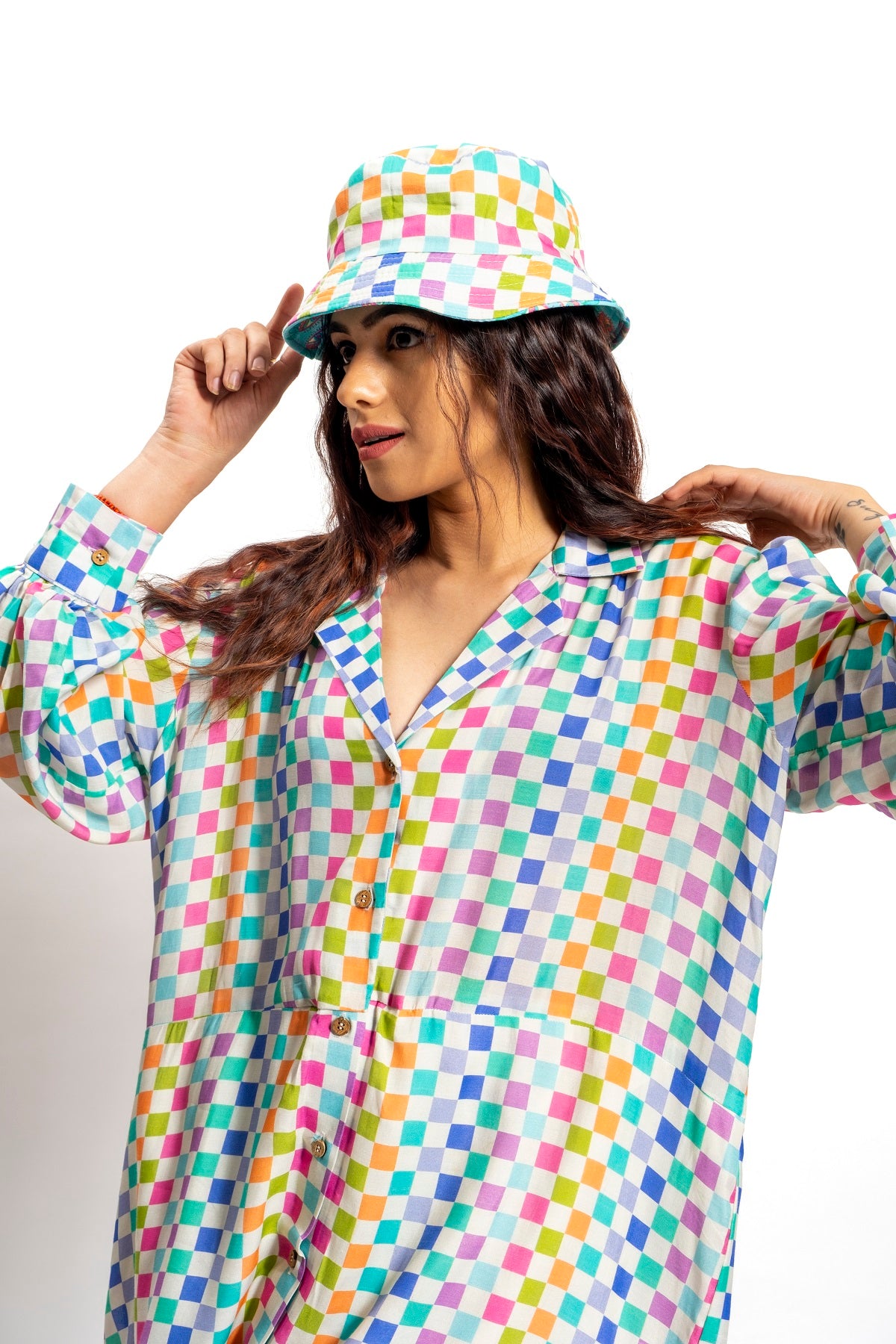 PEBBLE POP SHIRT DRESS
