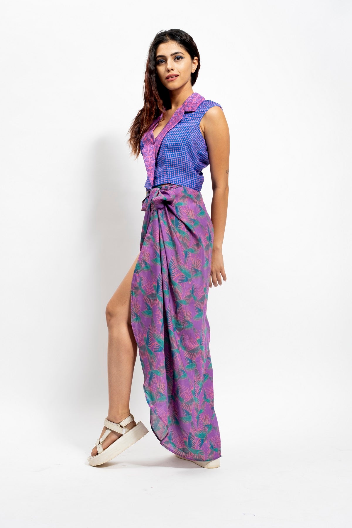 JUNGLE PARTY WRAP SKIRT