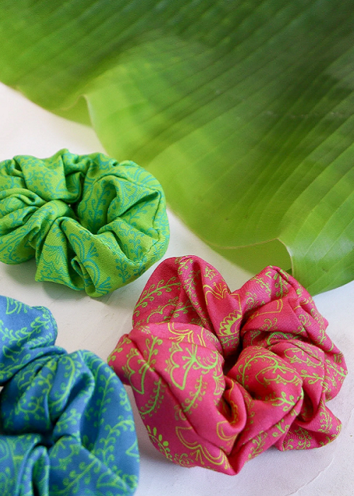 Paisley Scrunchies