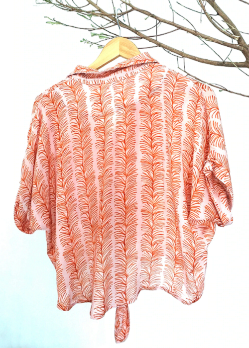 Immortal Habitat Tie Croptop
