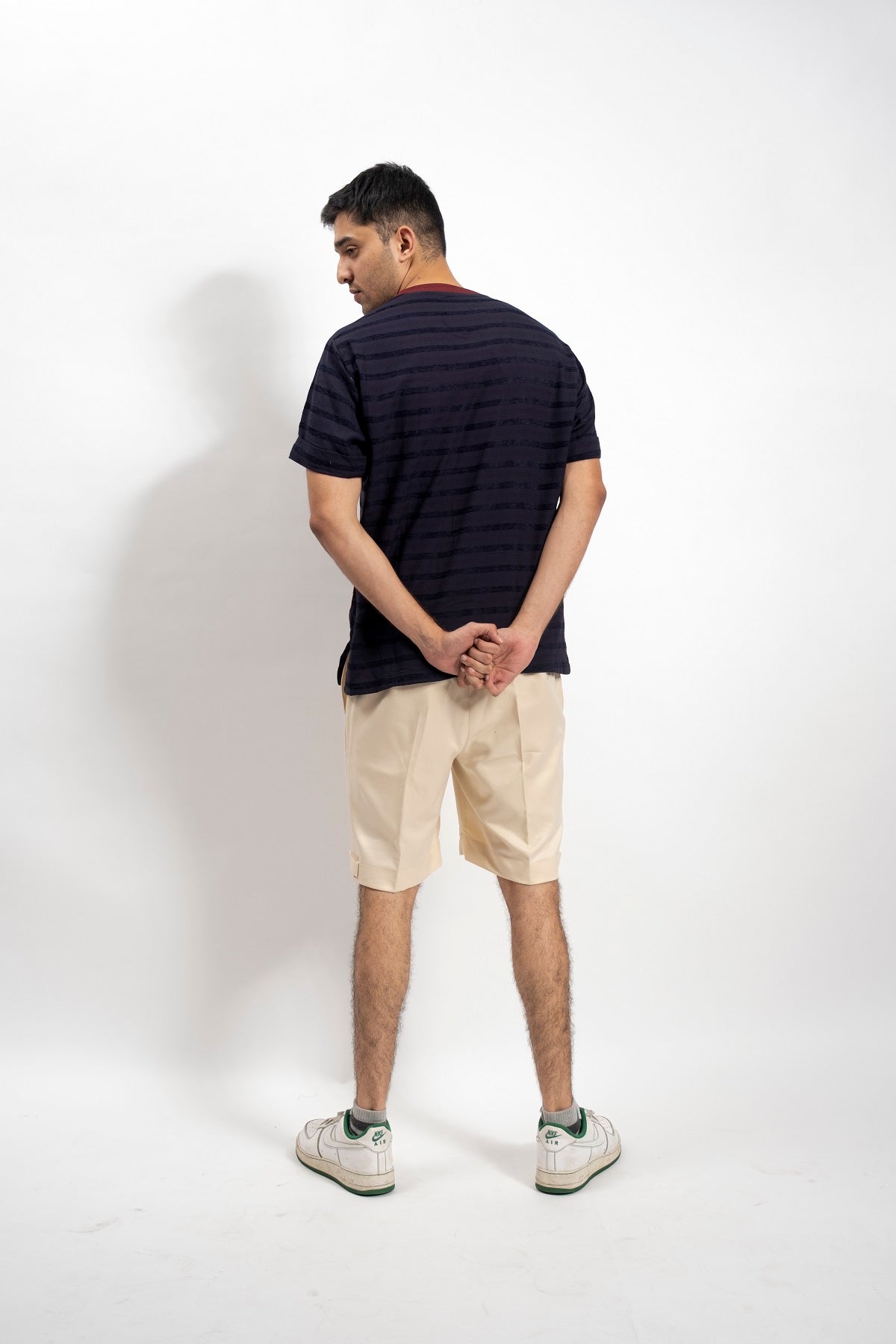 DOBBY BLUE CONTRAST TEE